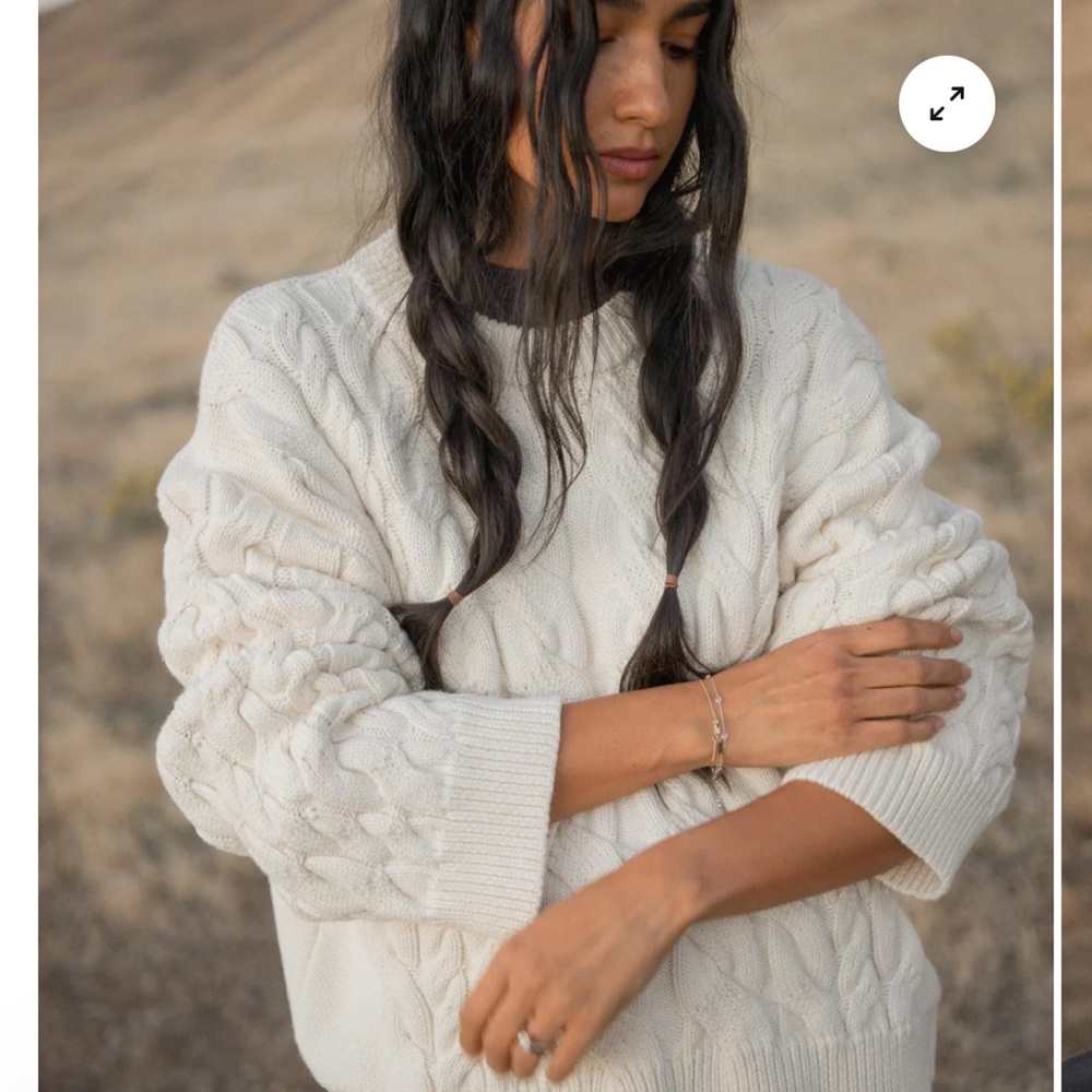 NWT Sonderhaus Jam Cable Knit Sweater